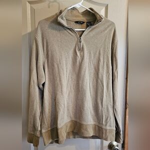 Izod Large Quarter Zip Pullover Sweater Size Large